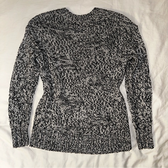 ♥️ Victoria’s Secret Pink V-Neck Knit Sweater Jumper Heather Grey XS - Picture 2 of 9